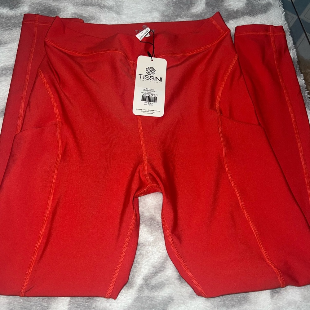 Tissini Red Leggings
